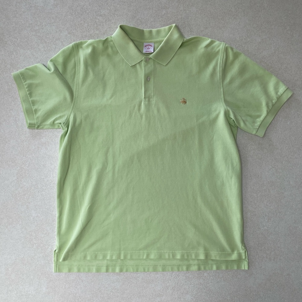 Pastel Green Brooks Brothers Polo Shirt